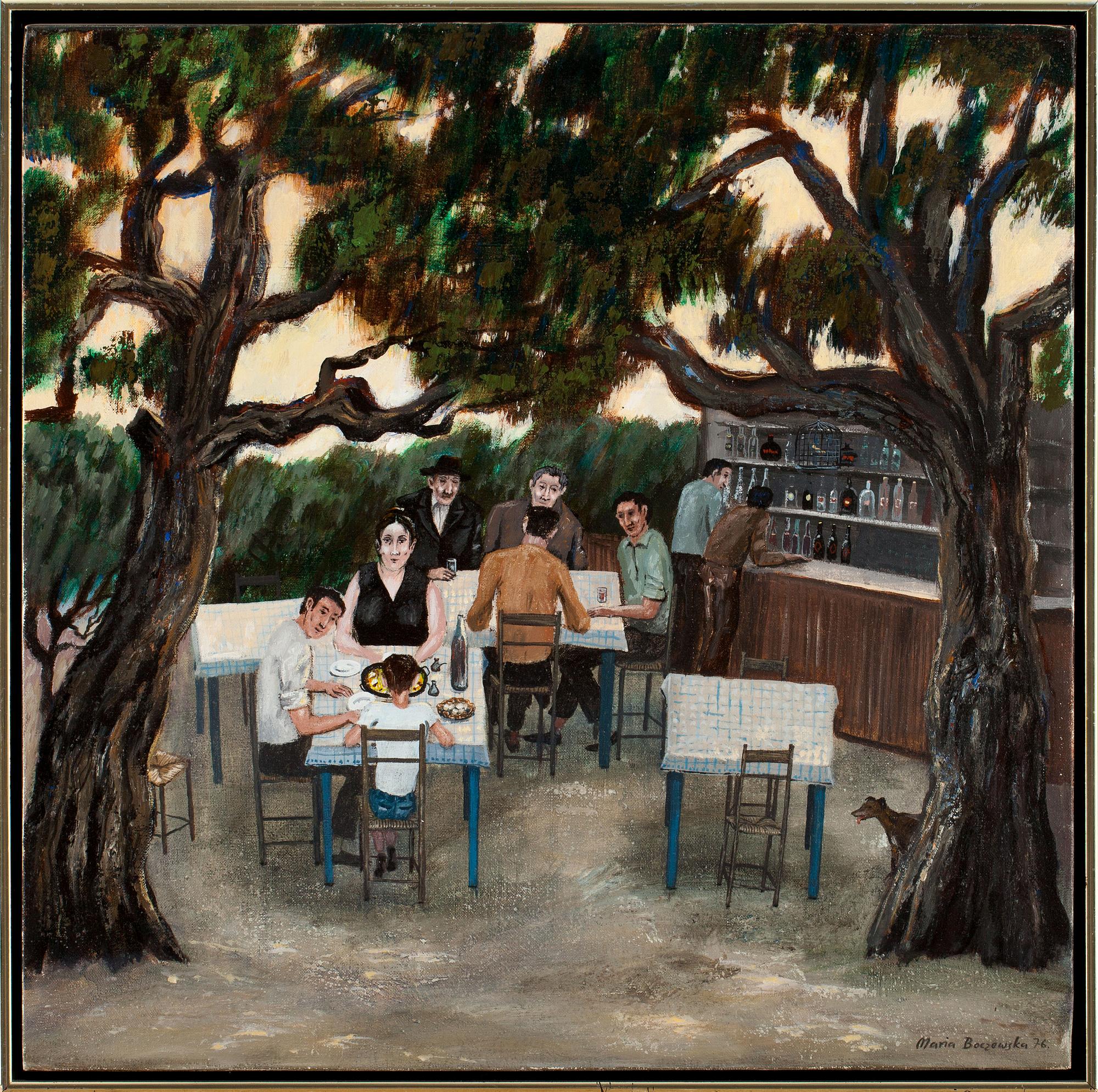MARIA BOCZEWSKA, olja på duk, signerad och daterad -76.