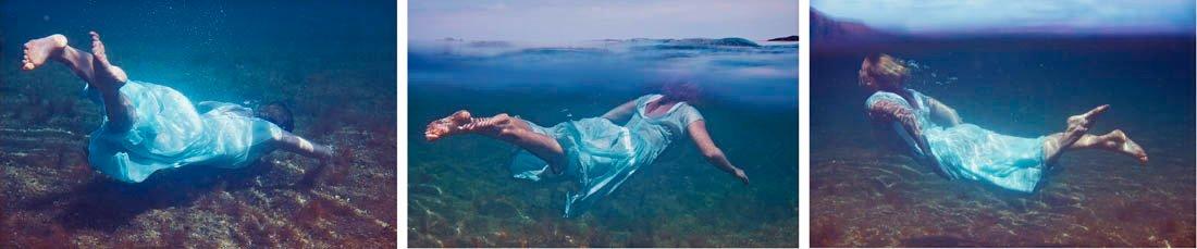 Ann Eringstam, "Below the surface 1, 2 och 3", 2014.