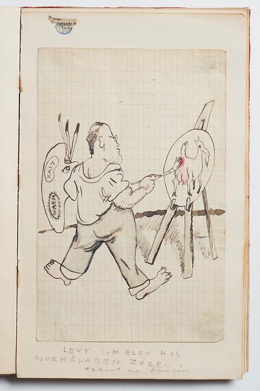 Jules Pascin, Skissbok.