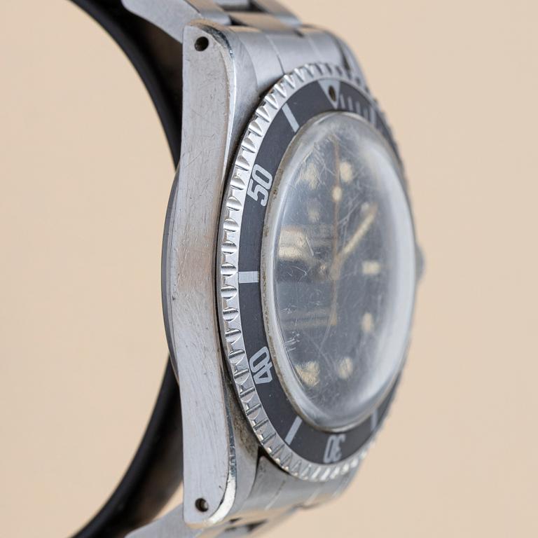 Rolex, Submariner, "Underline, Gilt, Swiss only, Pointed crown guards", "Proveniens Rodriquez Messina", ca 1963.