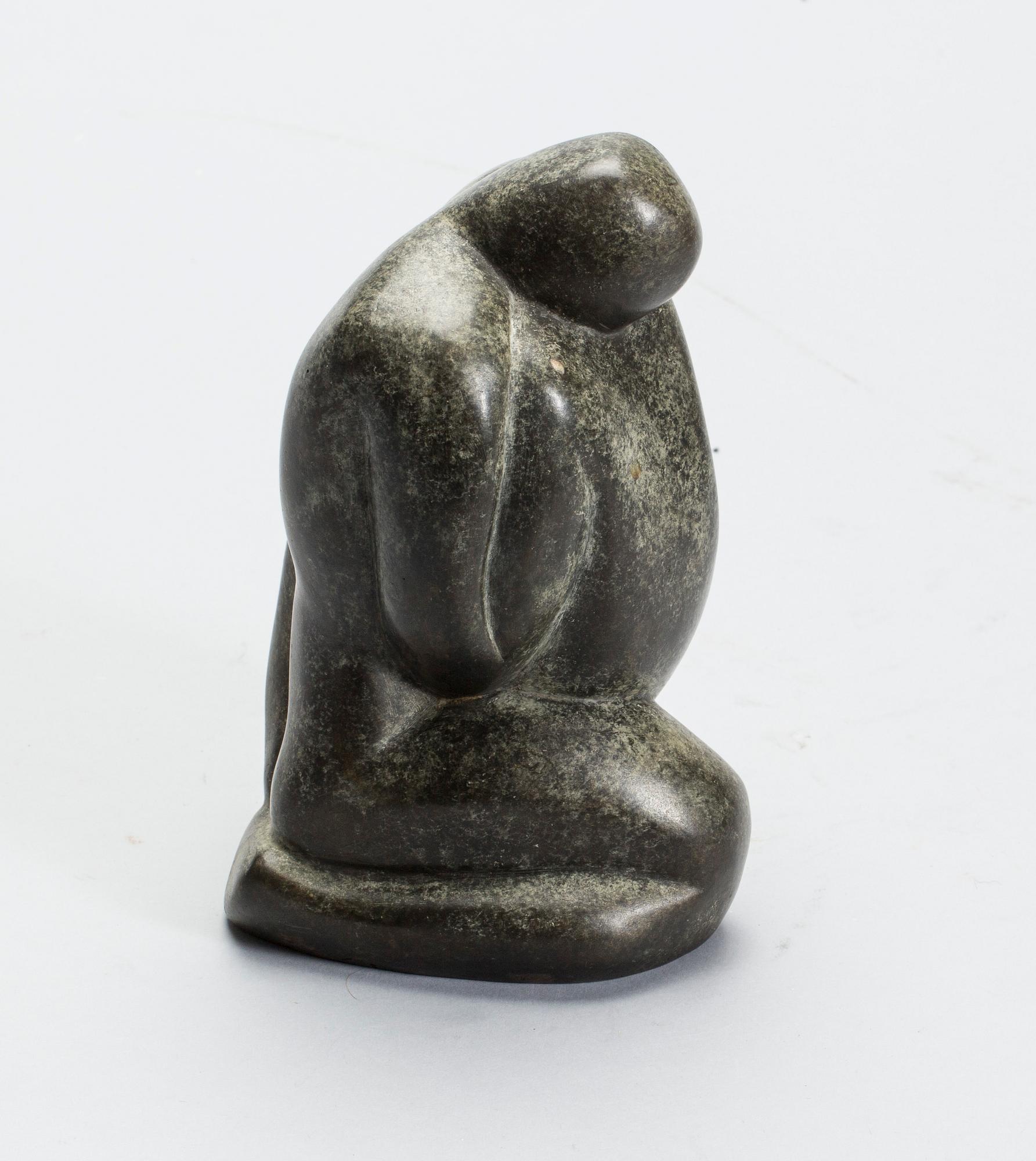 OKÄND KONSTNÄR, skulptur, brons, monogramsignerad CT och numrerad 3/3.