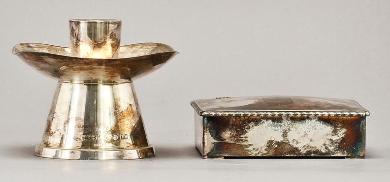 PARTI SILVER, 11 delar, 1800/1900-tal. Vikt 830 gram.