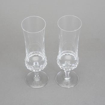 CHAMPAGNESTRUTAR, 12 st, 'Silvia', Ingeborg Lundin, Orrefors.