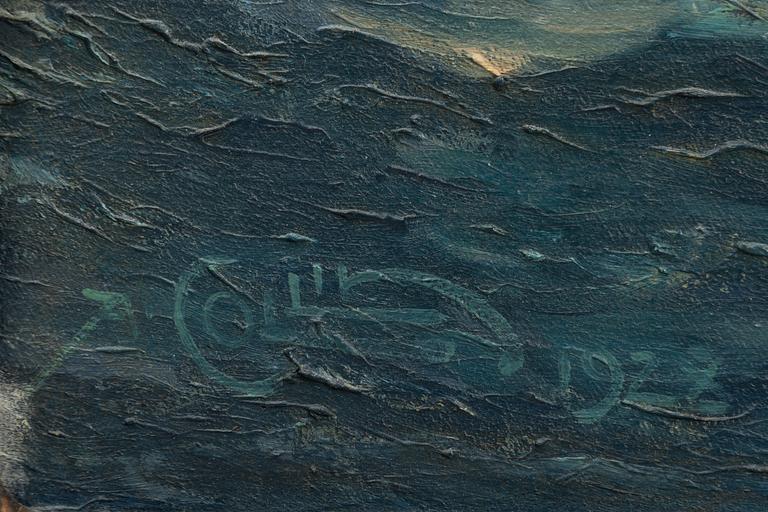 Alfred Collin, "Bohuskutter i Nordsjön".