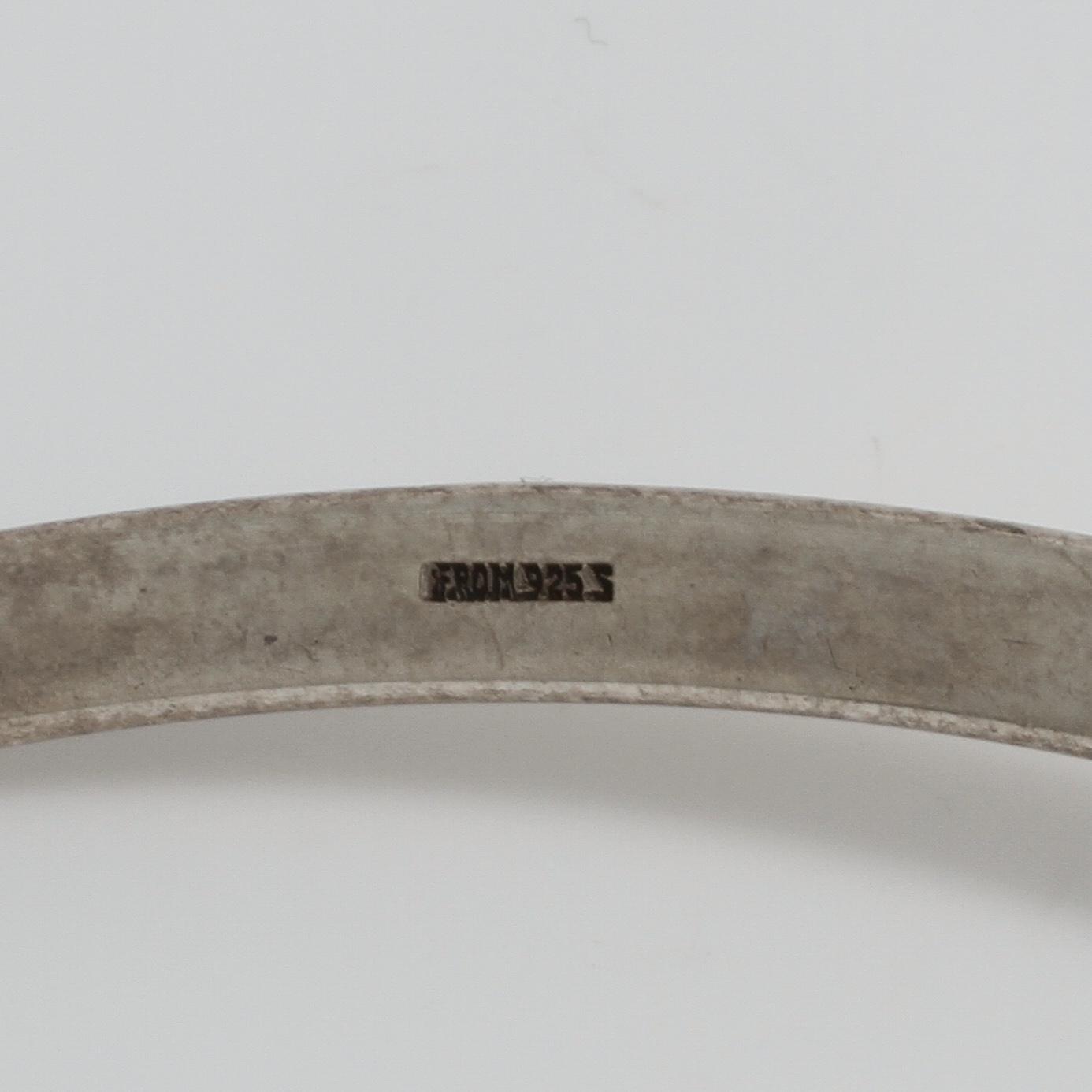 NIELS ERIK FROM, Nakskov, Danmark, collier med fasettslipad bergkristall.