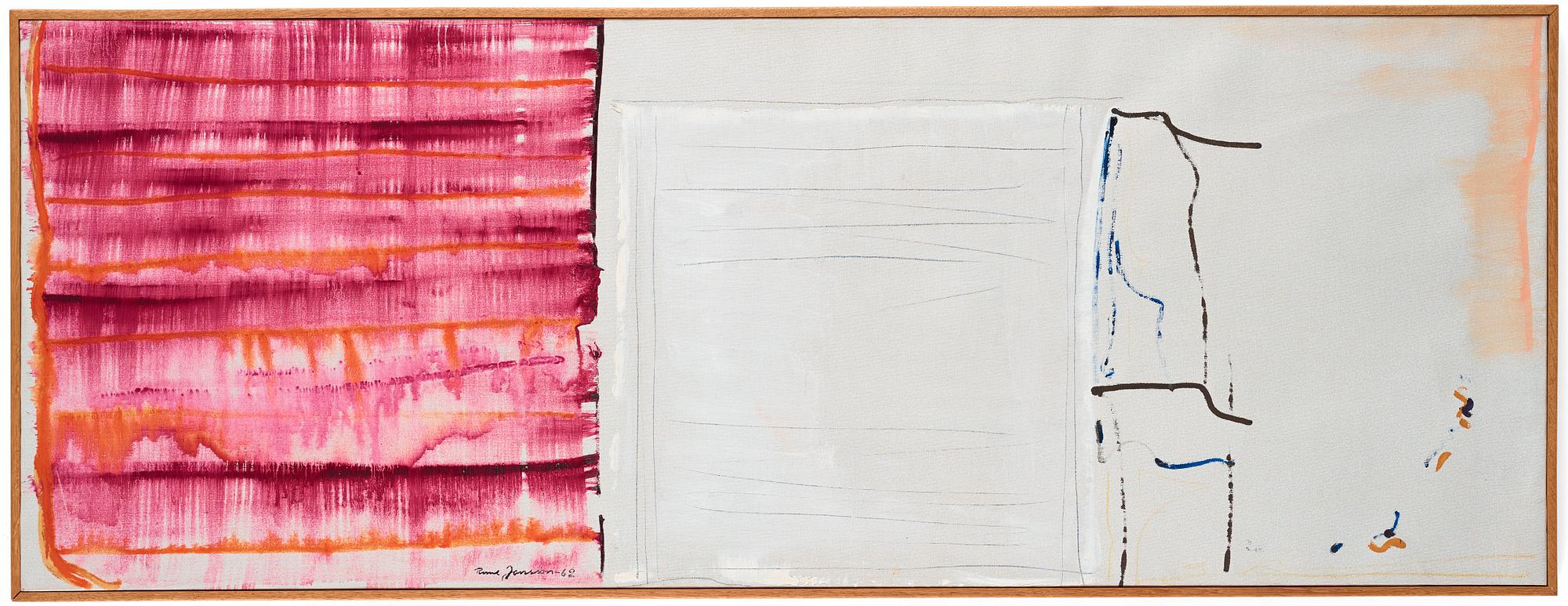 RUNE JANSSON, oil on canvas, signed and dated -62.