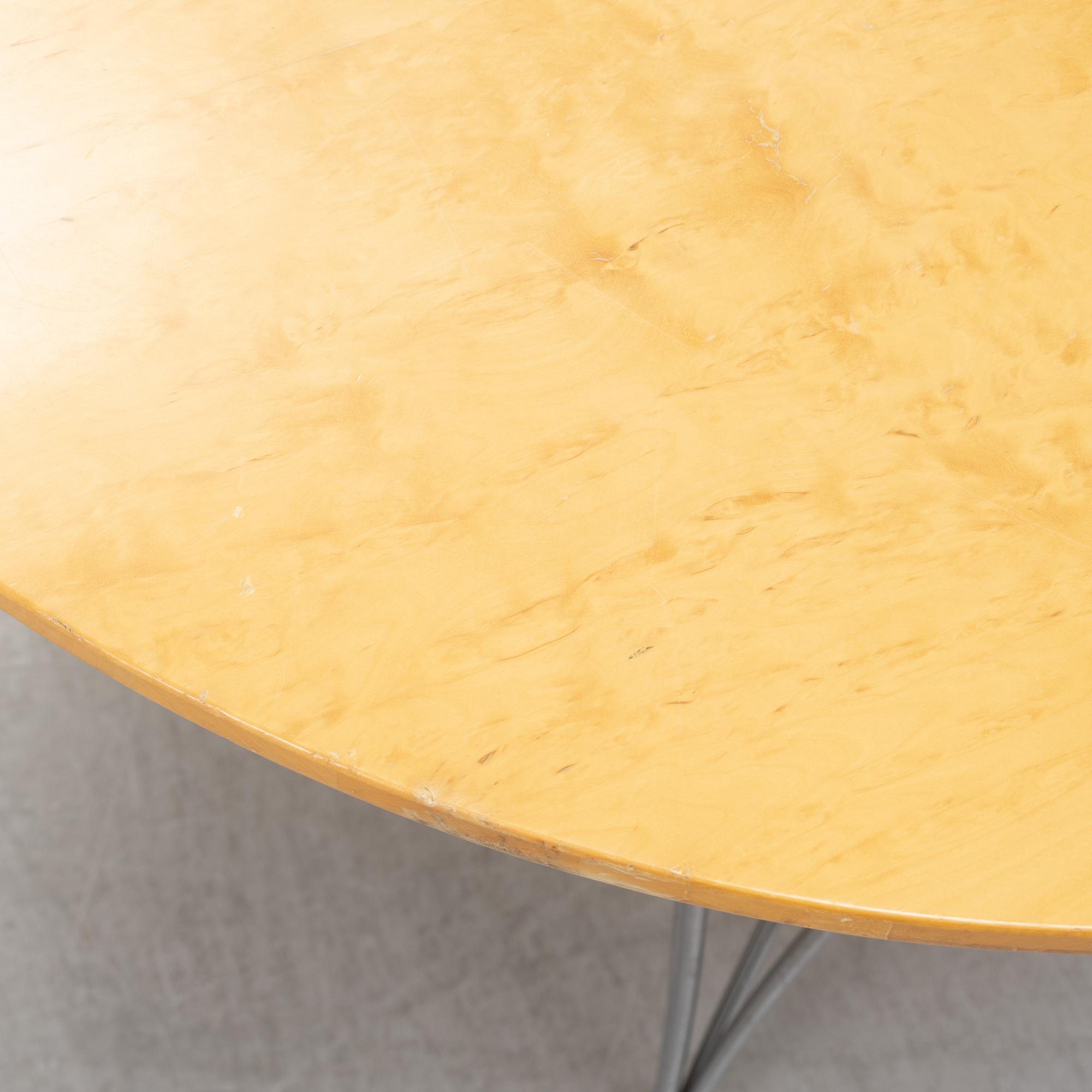 Bruno Mathsson &Piet Hein, a 'Trisuperellips' table, Bruno Mathsson International, Värnamo.