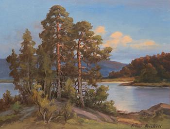 Arthur Heickell, oil on canvas signed.