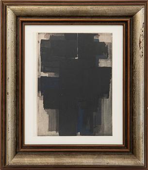 Pierre Soulages, Composition, from XXth Century, no. 7, 1956.