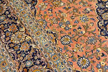A Keshan older carpet, 430 x 305 cm.
