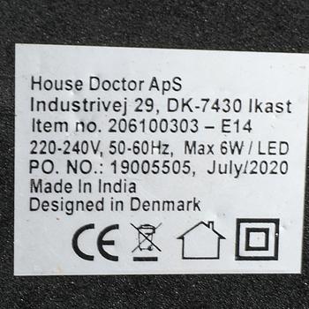 Golvlampor ett par House doctor Danmark 2000-tal.