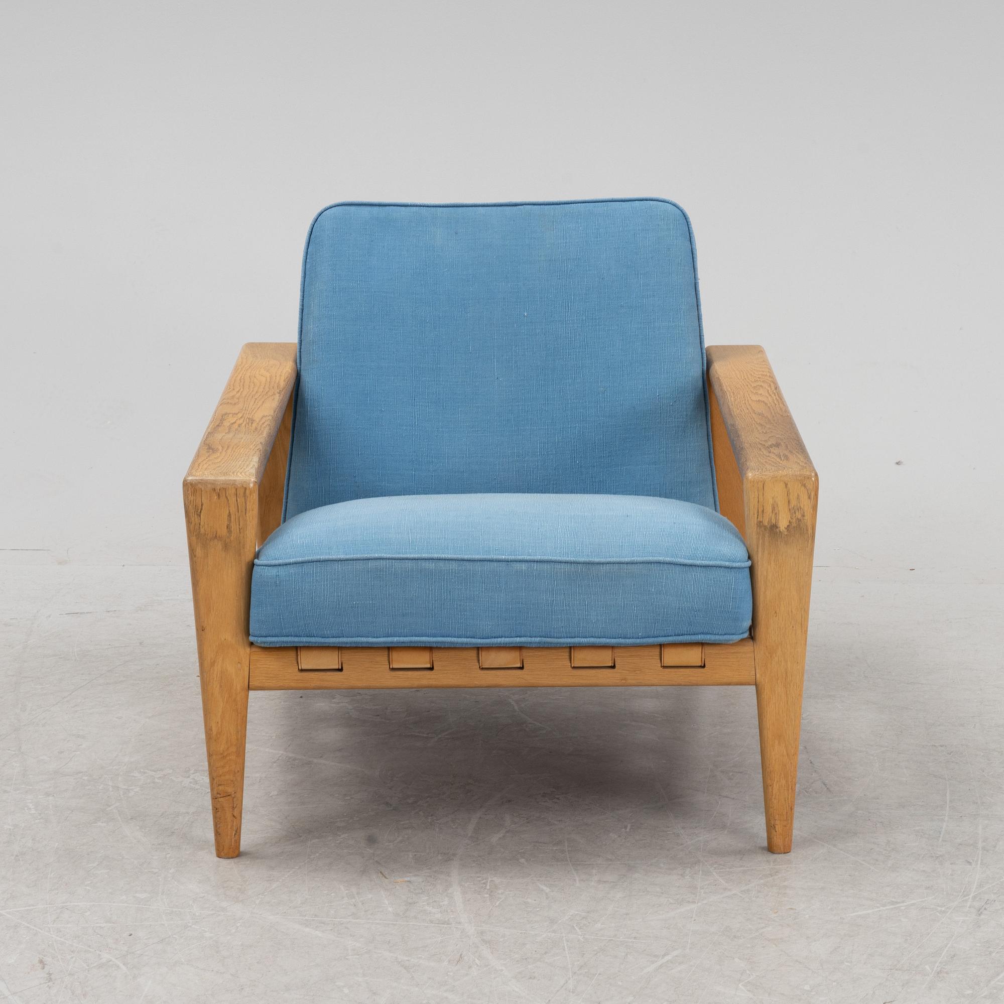 Svante Skogh, a 'Bodö' oak easy chair, AB Hjertquist & Co, Nässjö, designed in 1957.