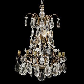 A Rococo style chandalier, 20th Century.