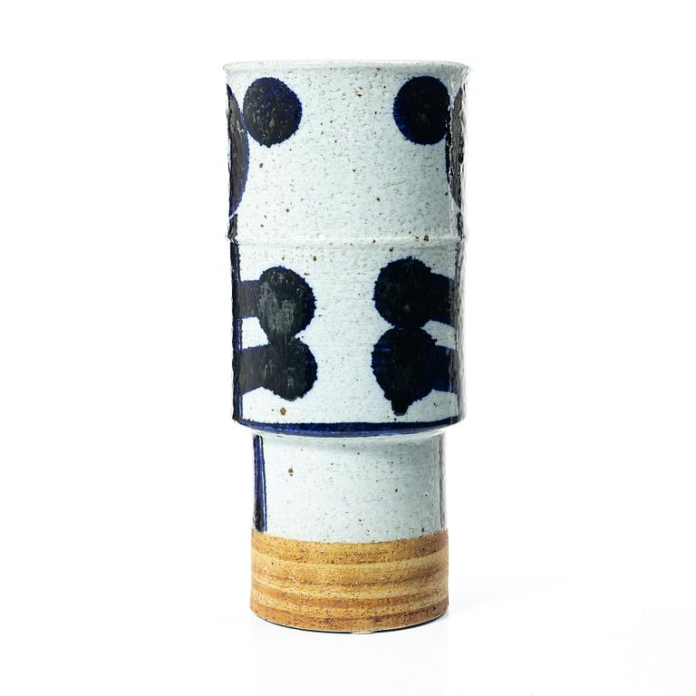 Inger Persson, Floor vase, stoneware, Rörstrand Ateljé, second half of the 20th century.