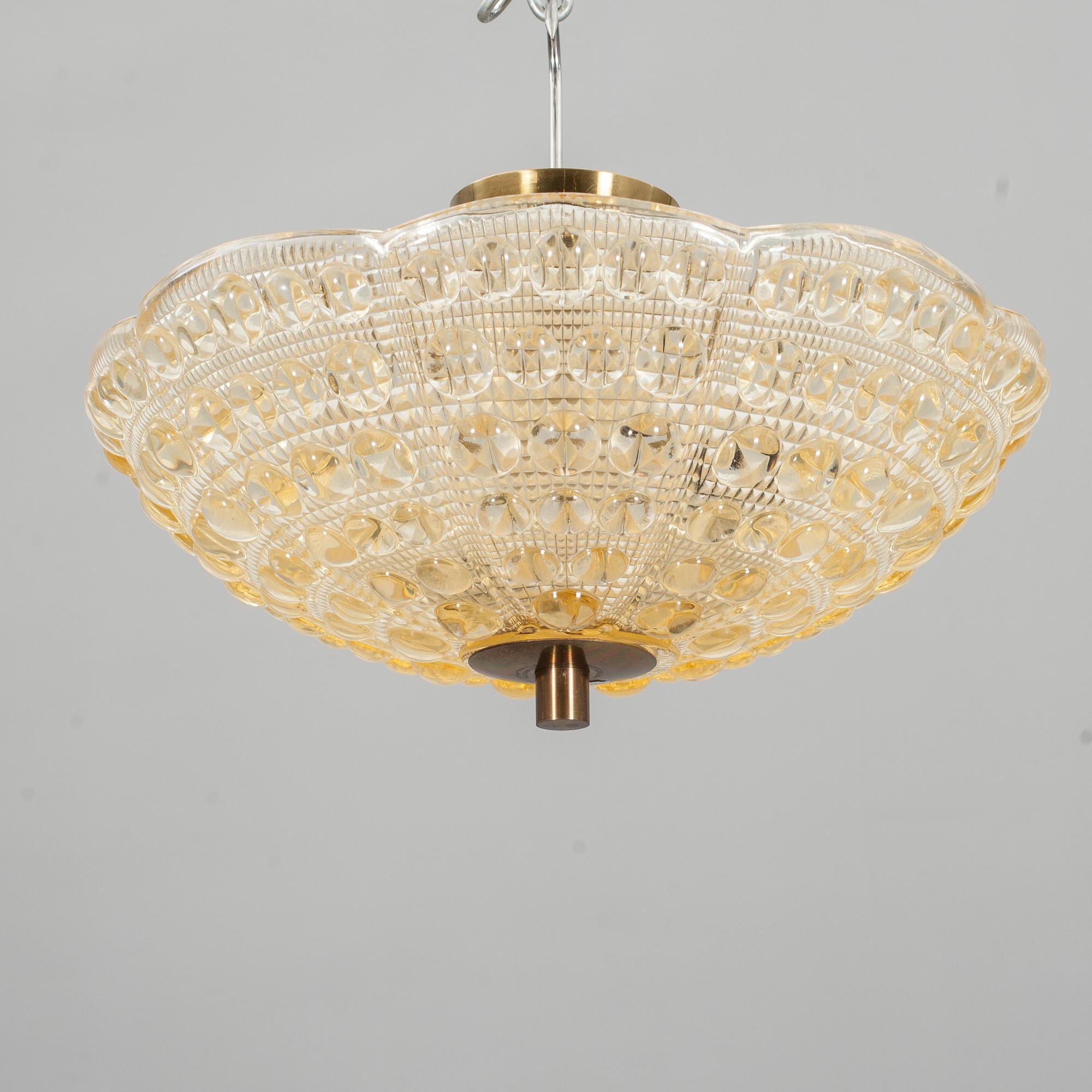 TAKPLAFOND, Carl Fagerlund, Orrefors, 1900-talets andra hälft.