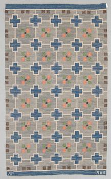 MATTA, rölakan, signerad AP (Agda Pehrsson). Daterad 1963. Ca 208 x 121 cm.