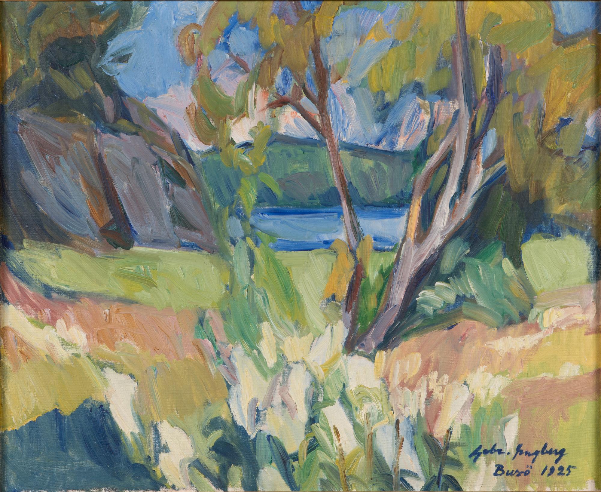 Gabriel Engberg, öljy kankaalle, signeerattu ja päivätty-25.