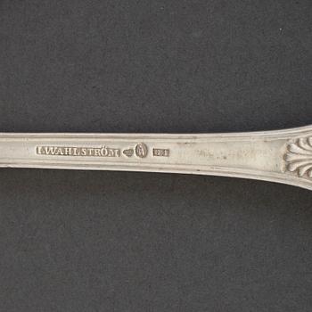 a 16 pcs of silver cutlery, different makers, 19th century.