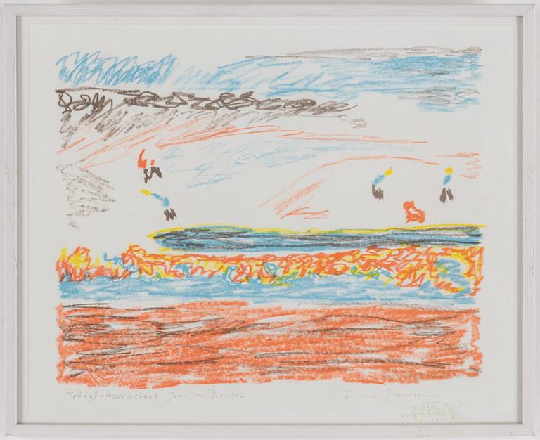 RUNE JANSSON, Lithographs in colour, 3, signed.