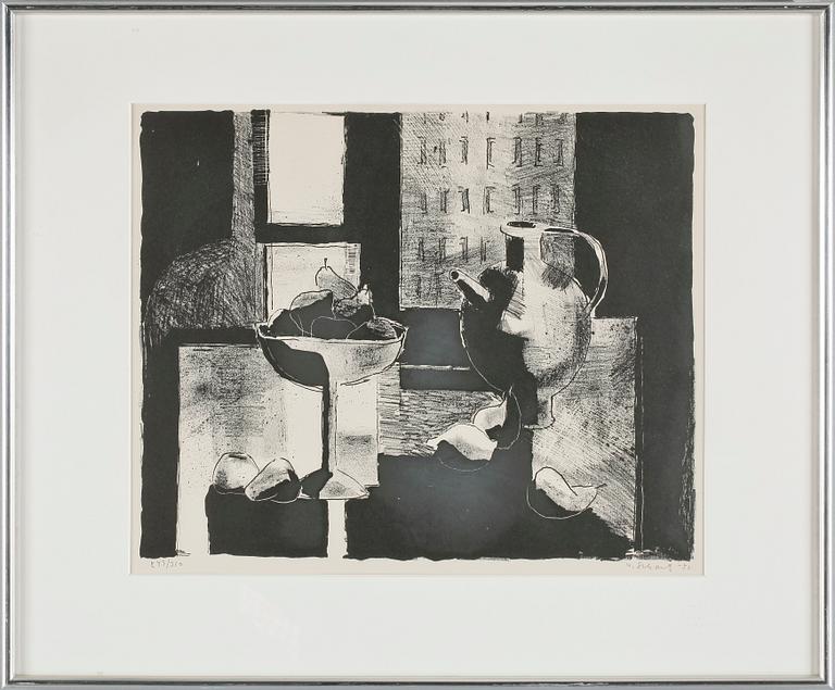PIERRE OLOFSSON, färglitografi. samt PHILIP VON SCHANTZ, serigrafi, sign. o numr. 243/310, dat. - 54.