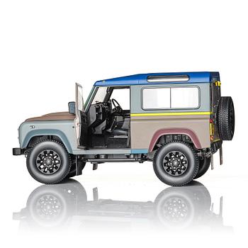 Paul Smith, a model car, Land Rover "Defender 90", Paul Smith Edition, signed by Paul Smith, Almost Real 2015.