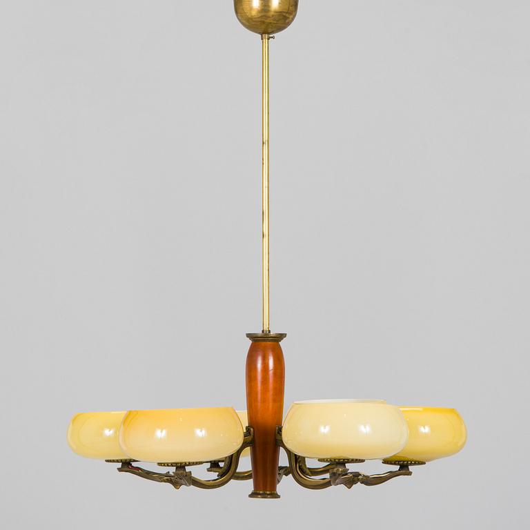 Paavo Tynell, a 1930's chandelier '1855/6' for Taito.