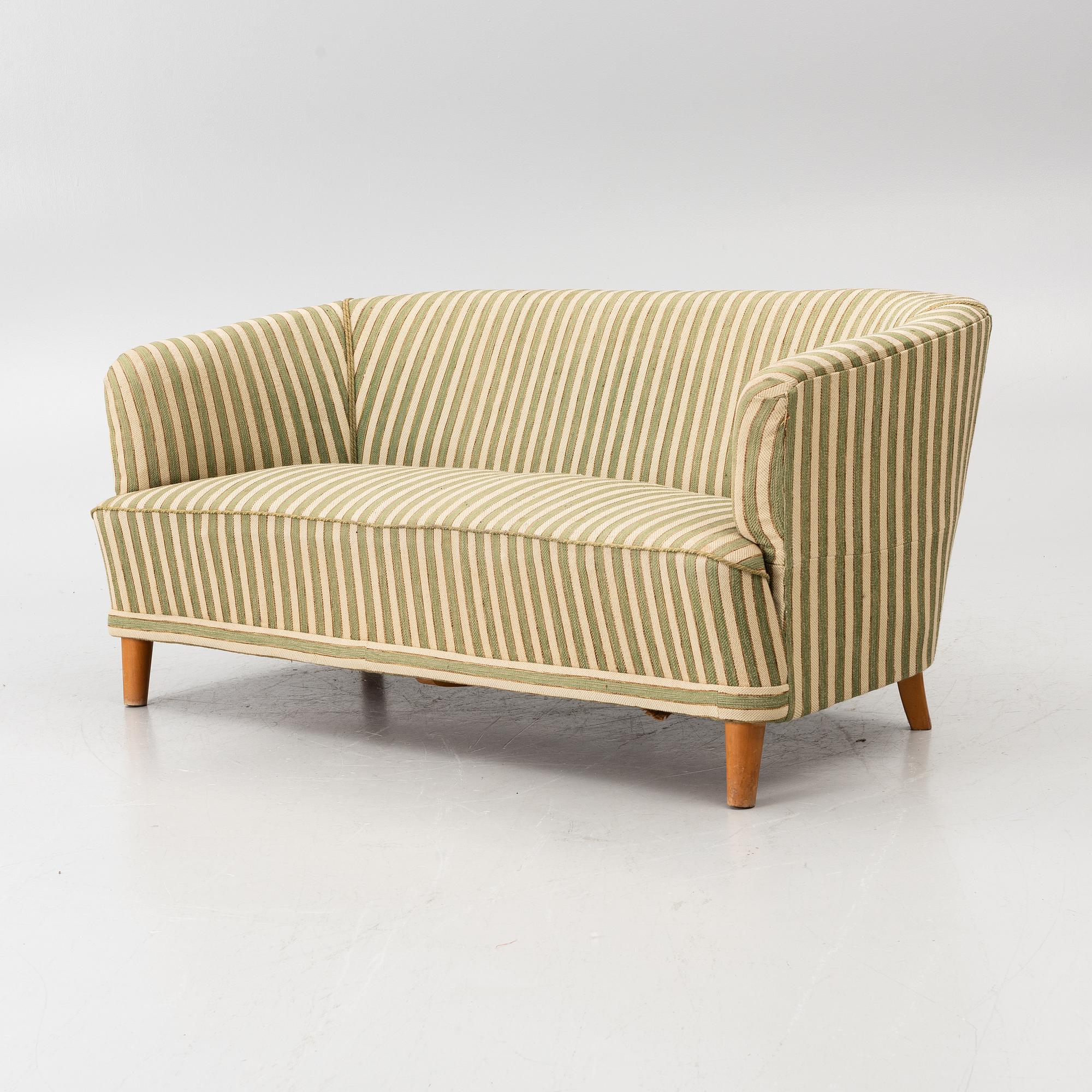 Sofa, Swedish modern, mid-20th century.