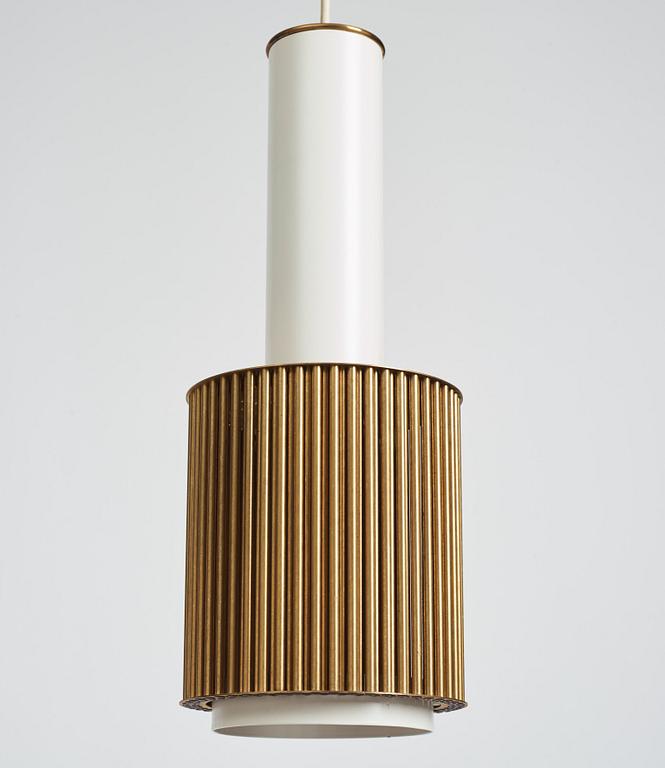 Alvar Aalto, a pair of ceiling lamps, model "A 111", Valaistustyö, Finland, 1950s.