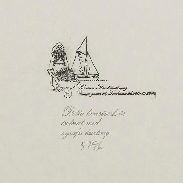 ULF ROLLOF, a signed water colour.