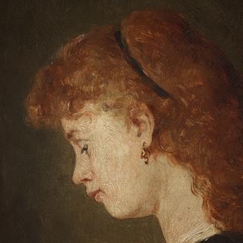 August Jernberg, Portrait of the artist's daughter.