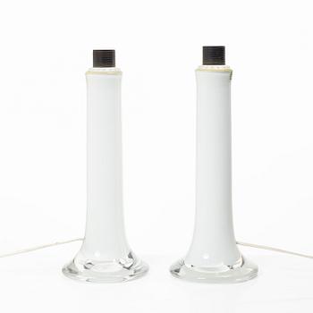 Uno & Östen Kristiansson, bordslampor, ett par, Luxus, Vittsjö, 1960/70-tal.