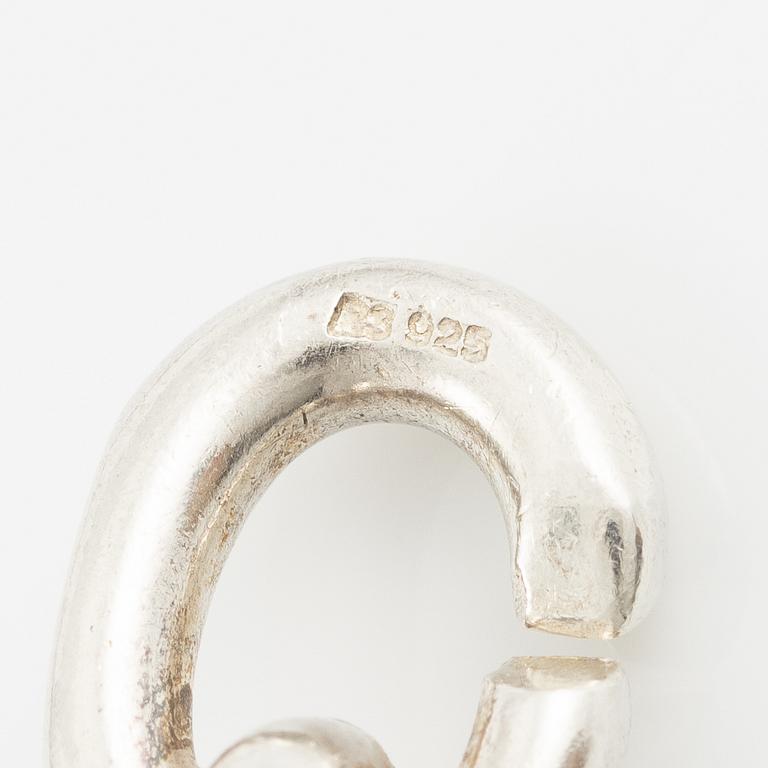 Collier, silver, ankarlänk, Danmark.