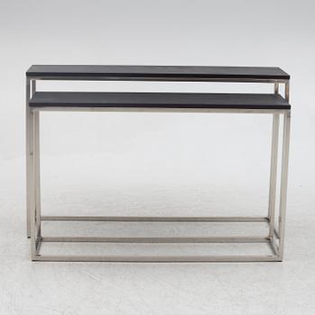 A est of two side tables, Rivièra Maison, contemporary.