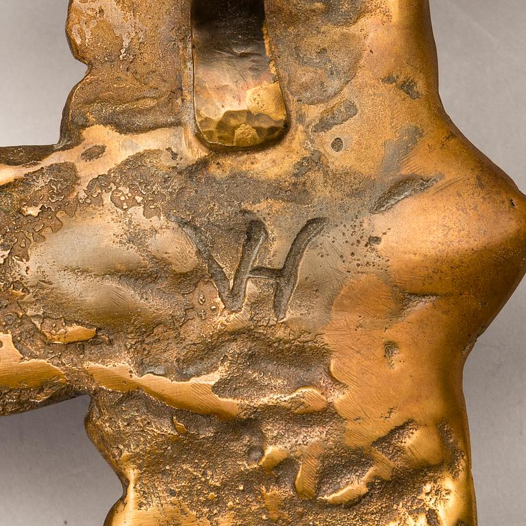 VEIKKO HAUKKAVAARA, bronse, signed.