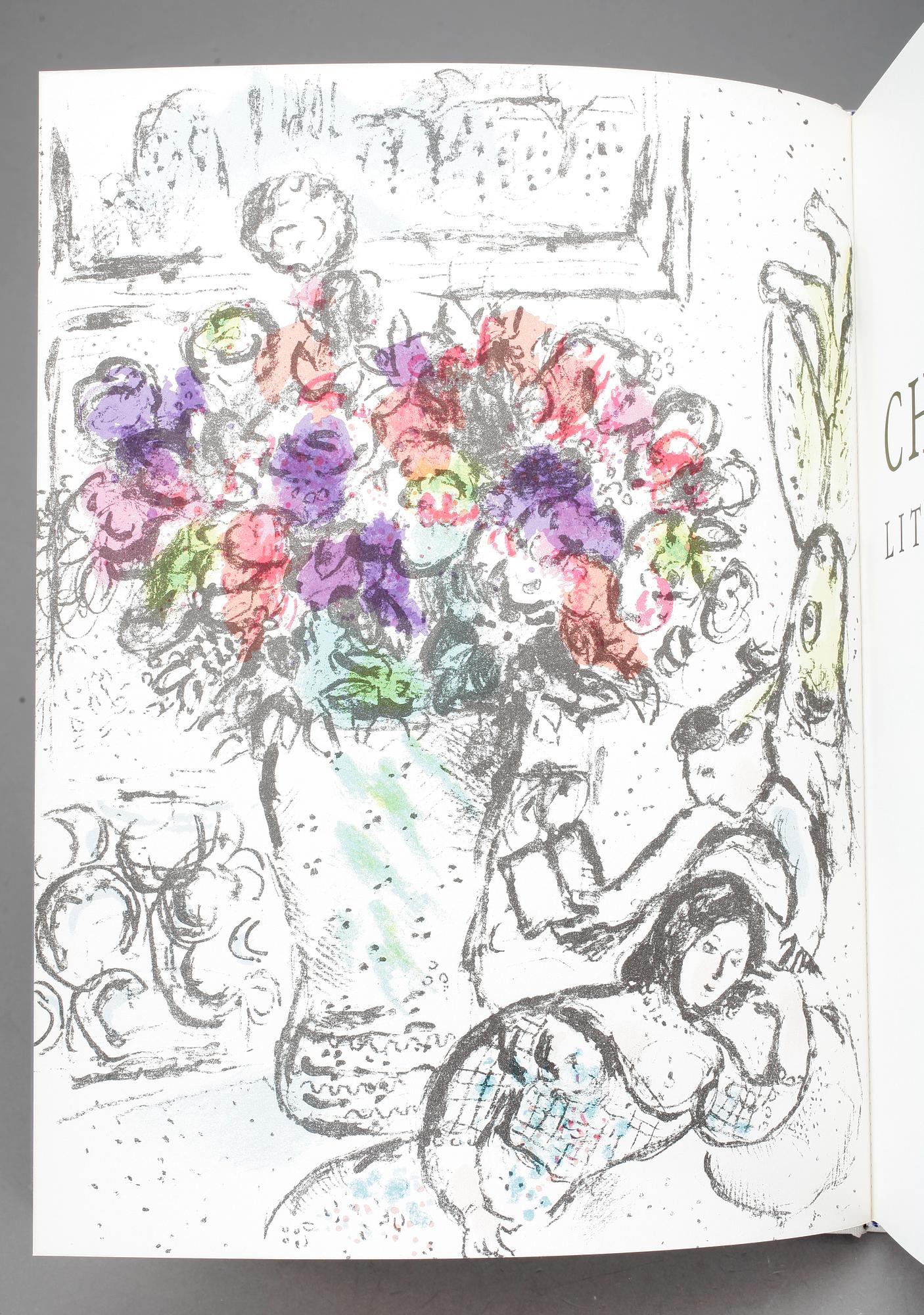 MARC CHAGALL, bok, "Lithographe IV 1969-1973", utgiven av André Sauret, 1974.