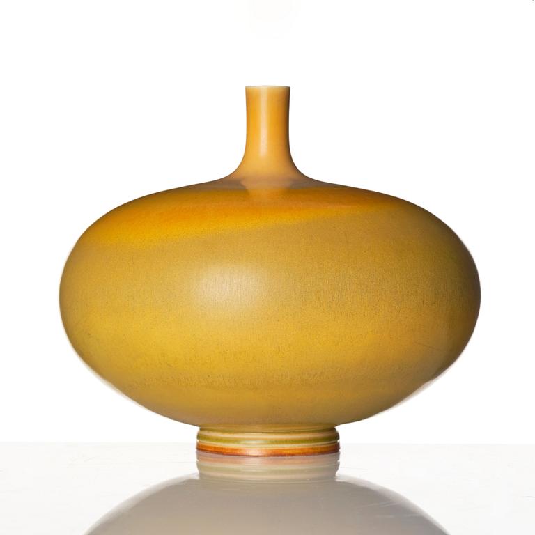 Berndt Friberg, a stoneware vase, Gustavsberg Studio, Sweden, 1968.