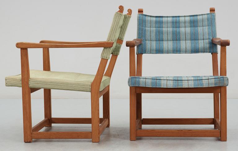 KARMSTOLAR, ett par, Carl Malmsten, 1900-talets andra hälft.