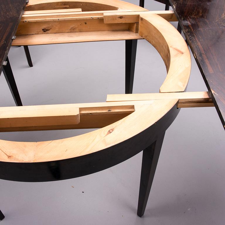 MATBORD samt STOLAR, 6 st, art déco, 1920-tal.