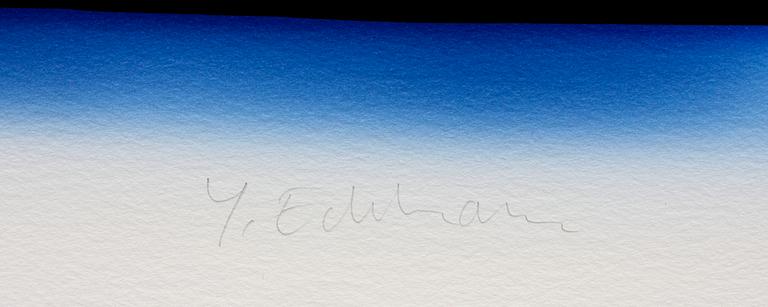 YRJÖ EDELMANN, färglitografi, sign o numr 83/150.