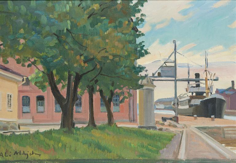 Ali Munsterhjelm, Hamnvy.