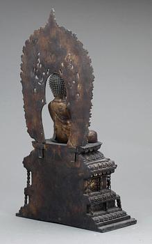 FIGUR, brons, sydostasien, 1800/1900-tal.