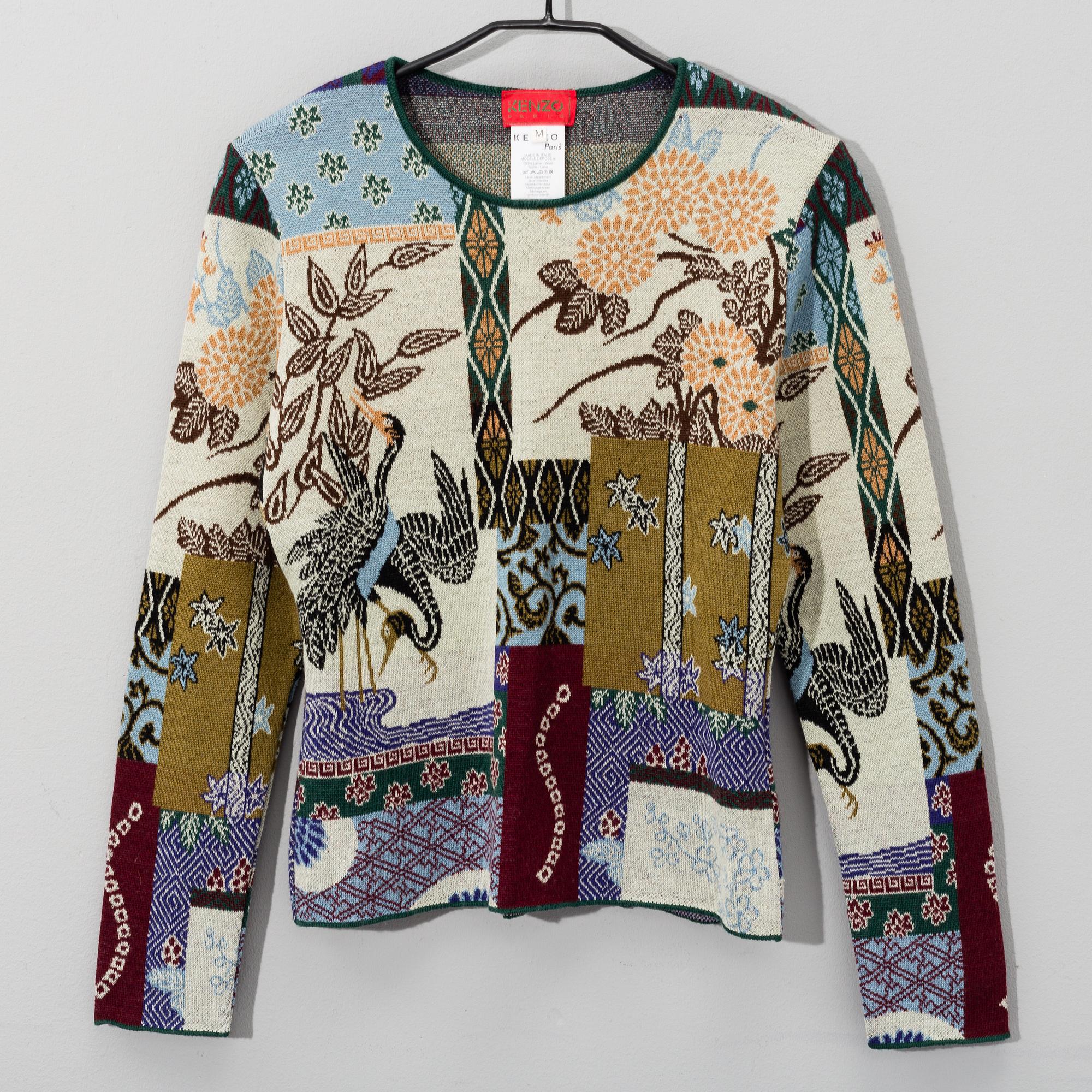 KENZO, tröjor, 3 st, storlek M-L.