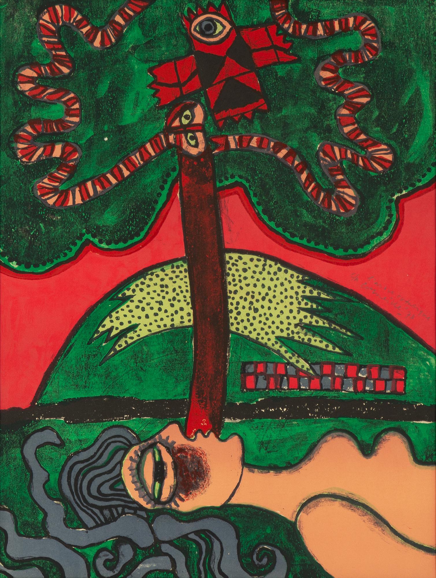 Beverloo Corneille,  "L'arbre Extatique".