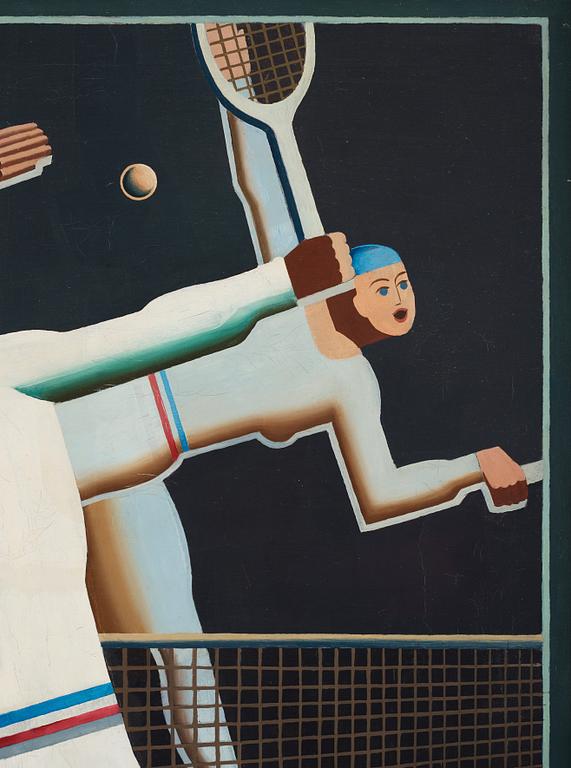 Waldemar Lorentzon, "Tennisspelare" / "The tennis players".