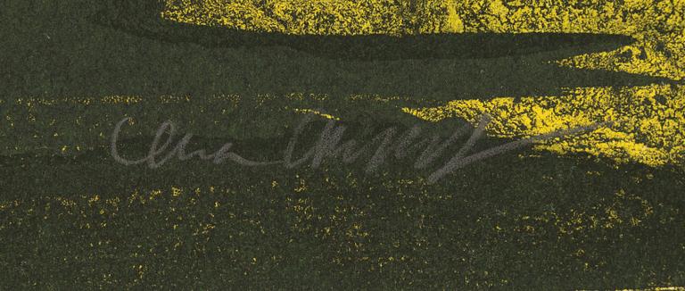 Lena Cronqvist, färglitografi, signerad och numrerad LC 36/40.