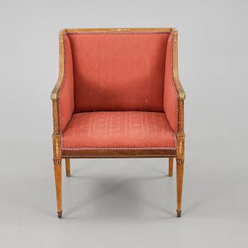 KARMSTOL, gustaviansk stil, 1900-talets första hälft.