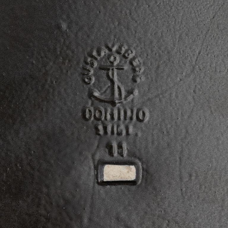 Stig Lindberg, 6 st, stengods, "Domino", Gustavsberg.