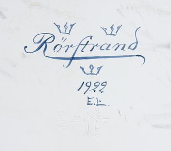 BRICKBORD, flintgods, Gunnar Asplund o Rörstrand 1922-23.