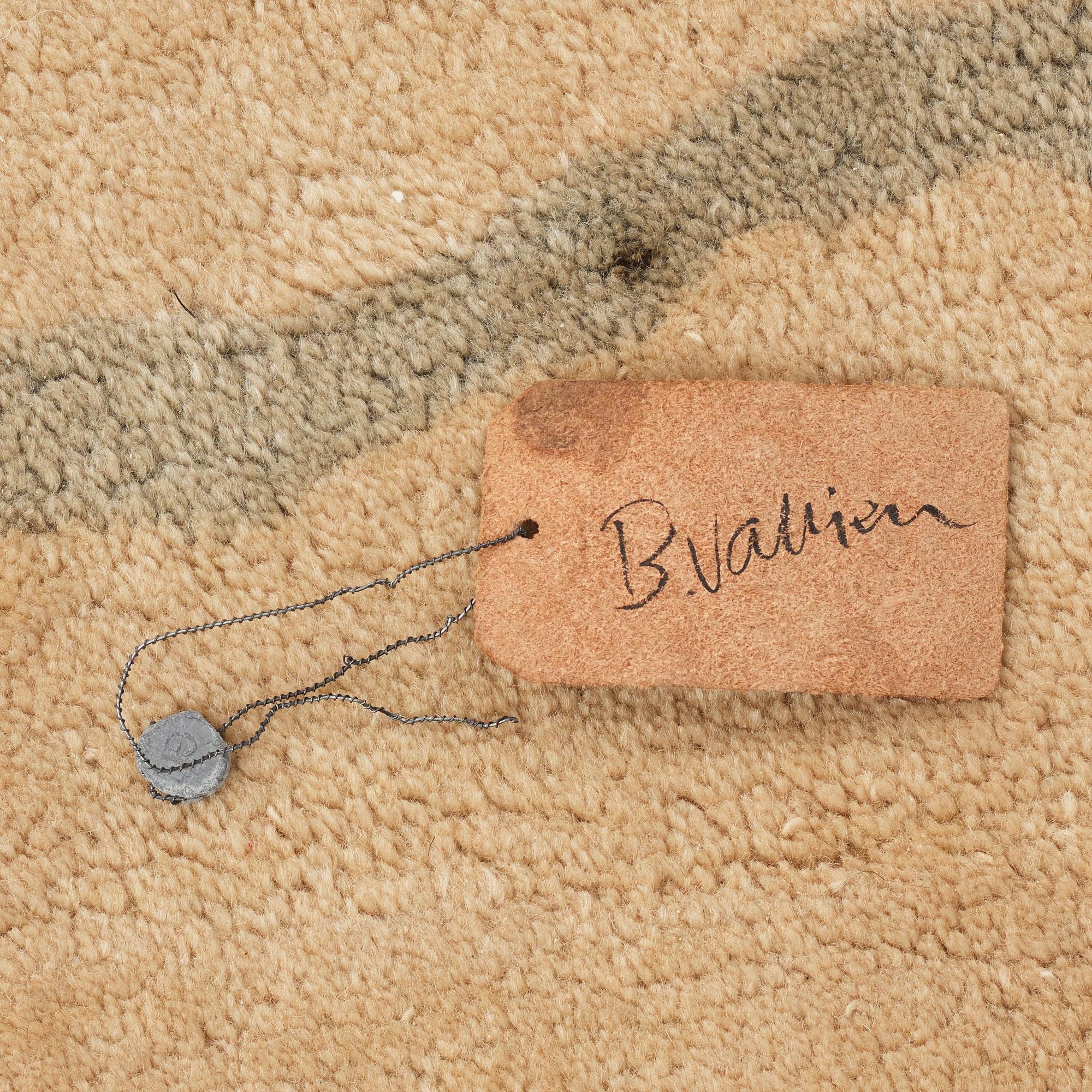 Bertil Vallien, Matta, ”Marker” (Sjömärke), tuftad, ca 139,5-140,5 x 196-199 cm, signerad B. Vallien 13/300.