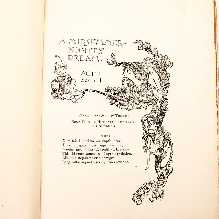 Arthur Rackham, book, “A Midnight's Dream”, no. 632/1000, 1908.
